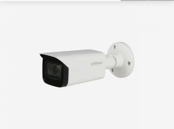HAC-HFW2402T-I8-A 4MP Starlight+ HDCVI IR Bullet Camera > Starlight+, 120dB true WDR, 3DNR > Max. 30fps@4MP > HD/SD output switchable > Audio in interface, built-in mic > 2.8mm fixed lens  > Max. IR length 80m, Smart IR > IP67, DC12V±30%