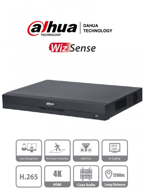 DH-XVR5232AN-I3 XVR 4 EN 1 AI 32CH CANALES IP MAX 6MP H.265+