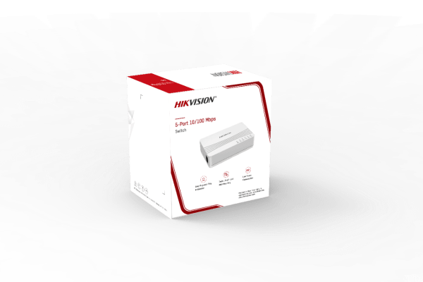 SWITCH DE 5 PUERTOS 10/100 HIKVISION - Imagen 3