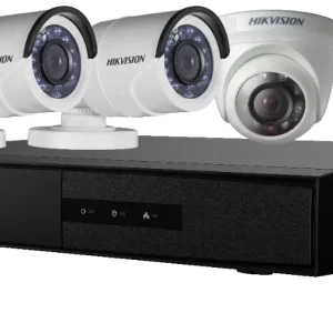 KIT DE 4 CAMARAS 2 BULLET Y 2 DOMO HIKVISION